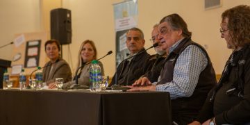 Estefania Bordoni encabezó la apertura de ‘Territorios que cuidan’, la muestra que recorre la historia de la salud pública