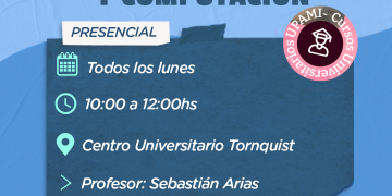 ‘Nuevas Tecnologías y Computación’: Curso para personas mayores en el Centro Universitario