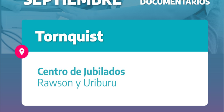 El Operativo Documentación 2026 llega al distrito de Tornquist