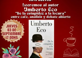 Comunidad de Letras invita a una tarde de lectura y debate sobre Umberto Eco