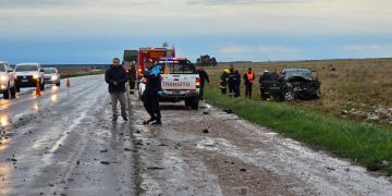 Los Bomberos Voluntarios asistieron a un accidente en la Ruta Nacional 33