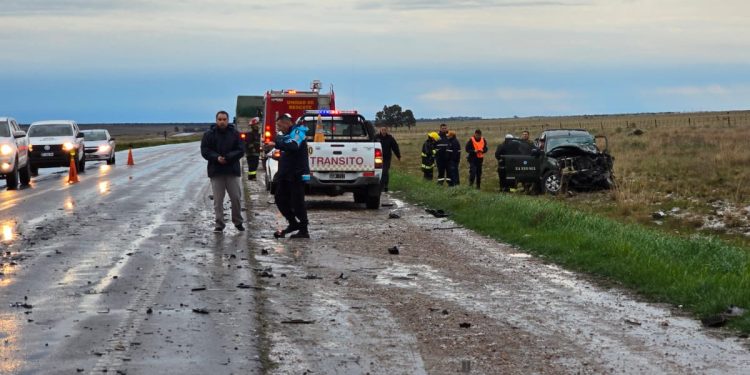 Los Bomberos Voluntarios asistieron a un accidente en la Ruta Nacional 33