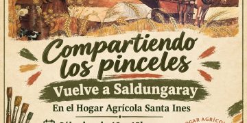 «Compartiendo los pinceles»: un taller de arte colaborativo que vuelve a Saldungaray