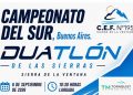 Sierra de la Ventana albergará la 4° fecha del Campeonato del Sur de Duatlón con récord de inscriptos y proyección regional