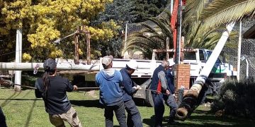 La Asociación de Fomento de Villa Ventana agradece el apoyo para la puesta a punto de la cancha de fútbol 5 de césped sintético