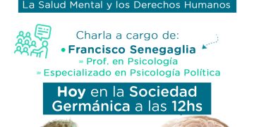 Charla ‘¿Qué es la vejez?, la salud Mental y los Derechos Humanos’, hoy en la Sociedad Germánica