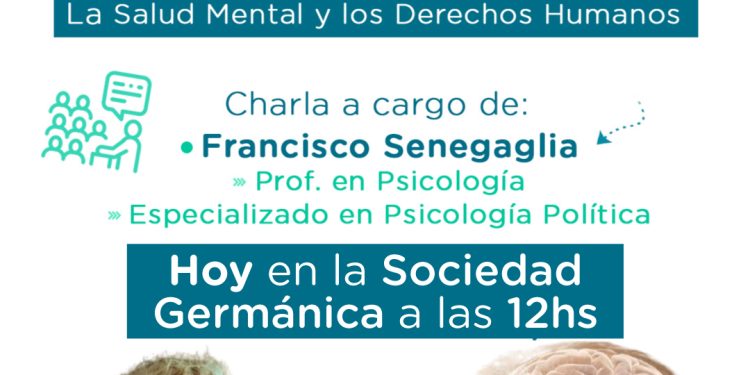 Charla ‘¿Qué es la vejez?, la salud Mental y los Derechos Humanos’, hoy en la Sociedad Germánica