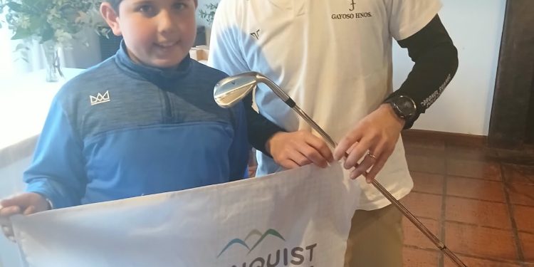 Destacada actuación de Tobías García en Torneo de Golf en Cnel. Suarez