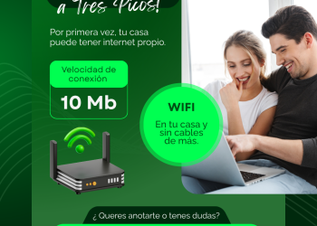 La Cooperativa Eléctrica acerca conectividad a los vecinos de Tres Picos