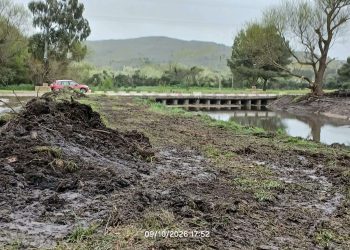 Petitorio por el Arroyo Belisario: Vecinos de Villa Ventana exigen frenar las obras de dragado e intervención del cauce