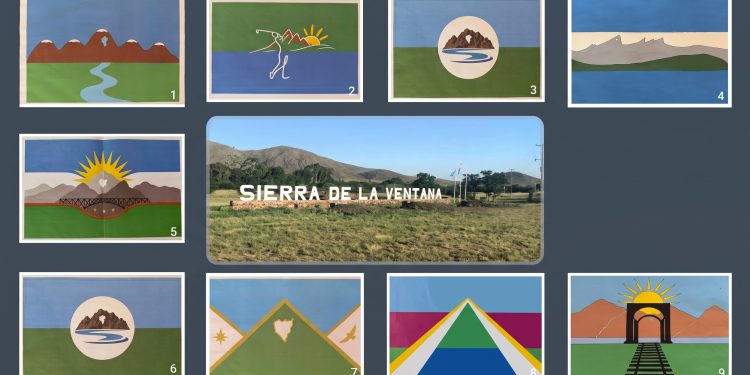 ¡Tu voto cuenta! Aquí están los 9 diseños finalistas para la bandera de Sierra de la Ventana