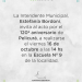 Invitación al acto del 120º aniversario de Pelicurá
