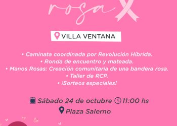 Octubre Rosa llega a Villa Ventana con una jornada de encuentro y prevención