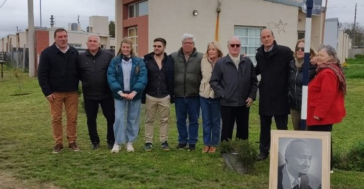 Homenajearon a Santiago Pedro Saldungaray en el aniversario de la inauguración de las obras de Francisco Salamone
