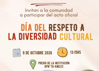 Invitan al acto oficial por el Día del Respeto a la Diversidad Cultural en Paraje La Ventana
