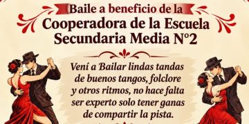 Se organiza «La Media Milonga», un baile a beneficio de la Escuela Secundaria Media N° 2 en Sierra de la Ventana.