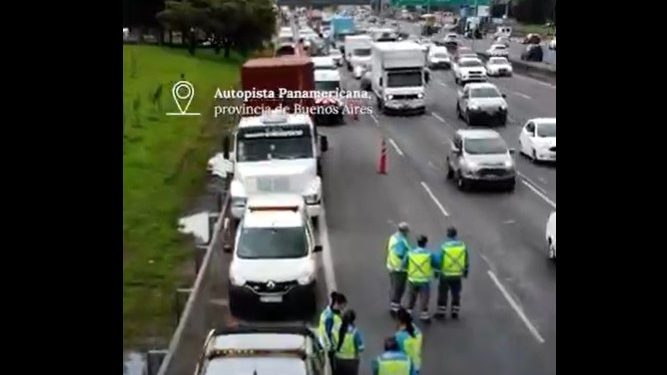 “No va a dar cero”: un camionero manejaba por la Panamericana con 2,65 de alcohol en sangre