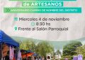 116° aniversario del Distrito: convocatoria espontanea a artesanos, manualistas e instituciones