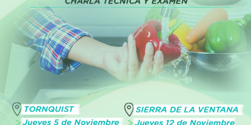 Tornquist y Sierra de la Ventana tendrán nuevas fechas del Taller de Manipulación Higiénica de Alimentos