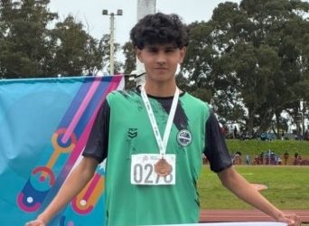 Dante Iparraguirre logró el bronce en los 800 metros y le dio la primera medalla a Tornquist en los Juegos Bonaerenses