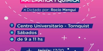 Centro Universitario: Se brindará un curso gratuito de nivelación de matemáticas y química