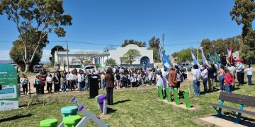 Tres Picos inauguró la Plaza «El Vagón» un nuevo espacio pensado para toda la comunidad